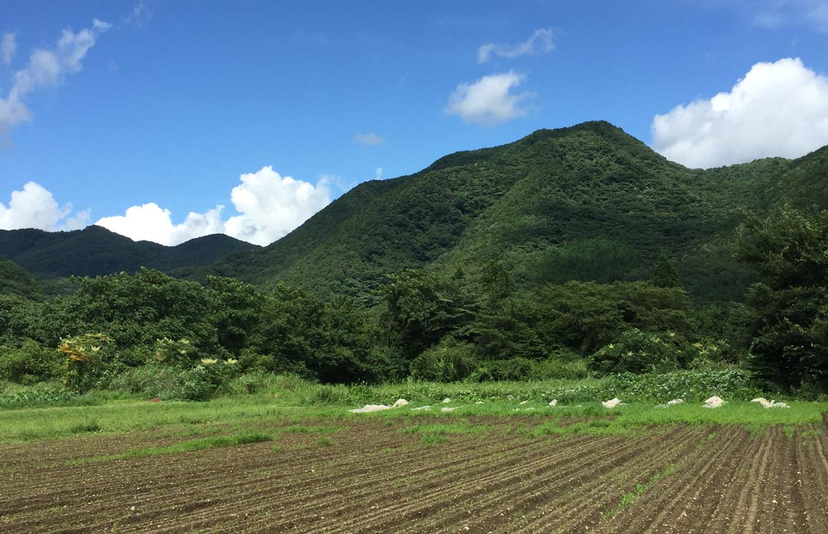 山々と空のコントラスト