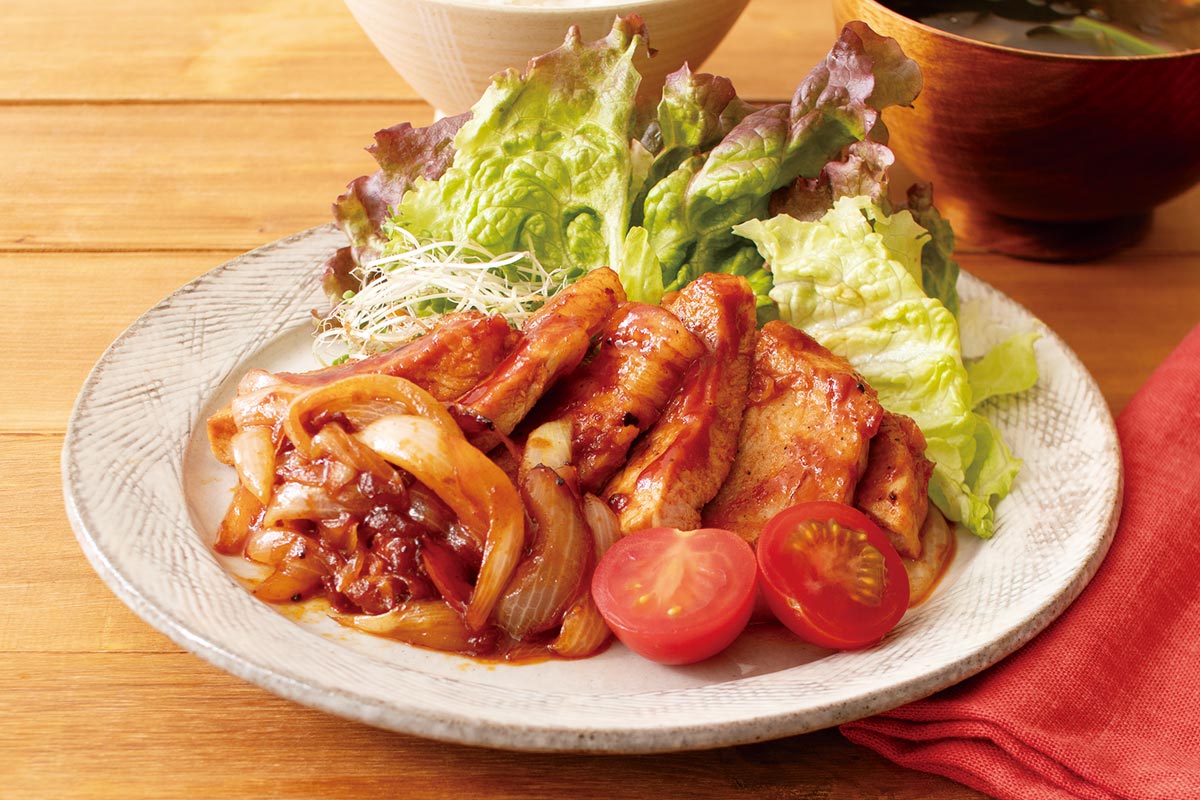 ピリ辛照りトンテキ