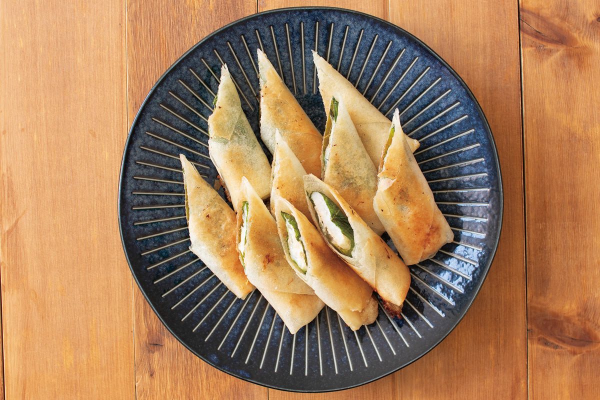 明太子とはんぺんのチーズ巻き